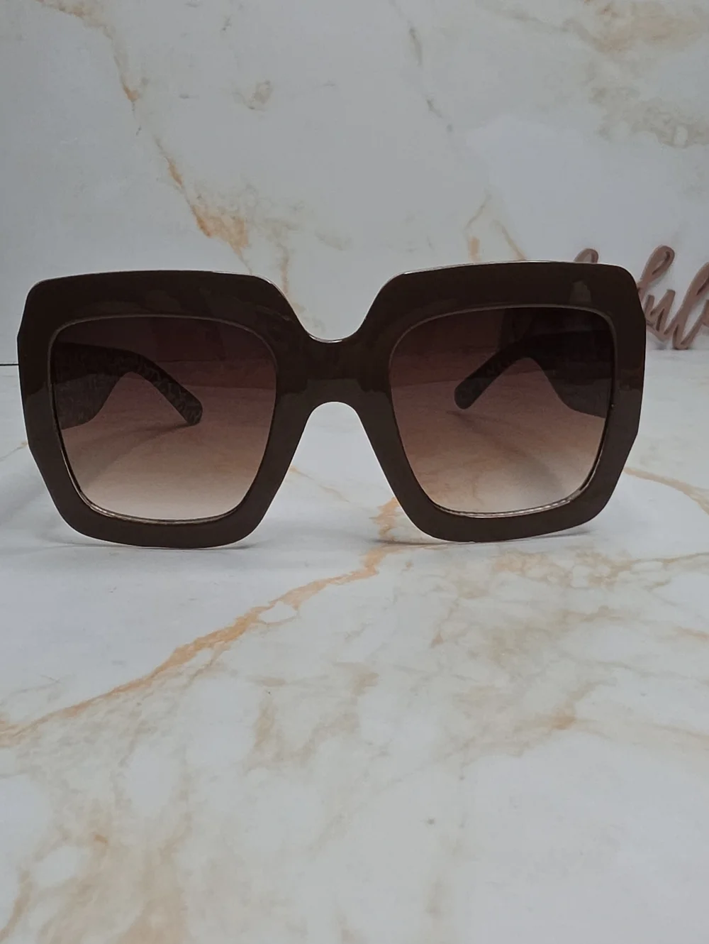 Circus by Sam Edelman™ Brown Square Oversized Sunglasses